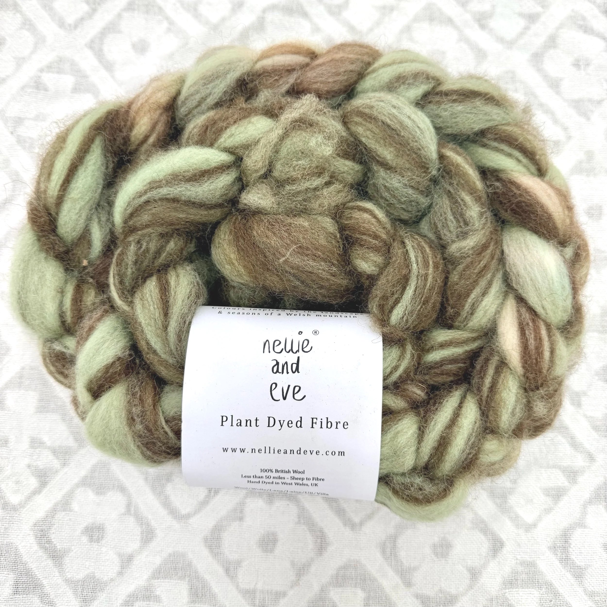 Shetland Fibre Tops - Crop Circle