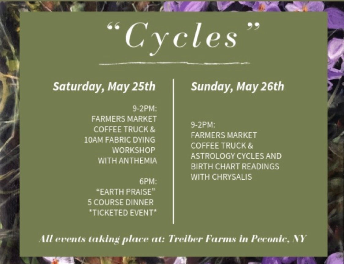Workshop at Treiber Farms to celebrate the art opening of Cycles