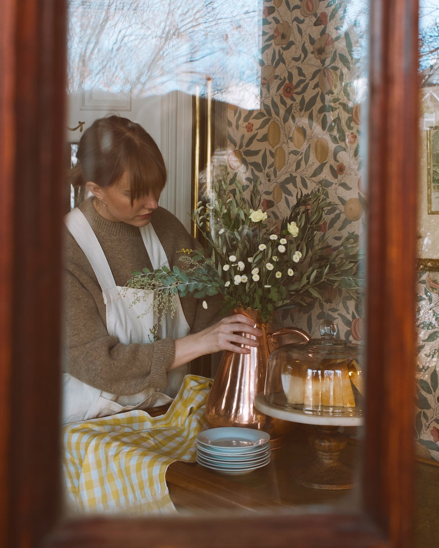 Loved this photo shoot from @galleyandfen to shoot their spring product line at the B&amp;B! We carry a number of their beautiful copper pieces and kitchen wares in our market at the Cafe too! 

#photographyrental #utah #photoshoot #saltlakecity #vic