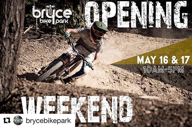 #Repost @brycebikepark with @get_repost
・・・
OPENING UPDATE: We are thrilled to announce we will be able to open this Saturday and Sunday, May 16 &amp; 17. ONLINE RESERVATIONS ONLY. PLEASE visit the website (link in bio) and read through all opening p