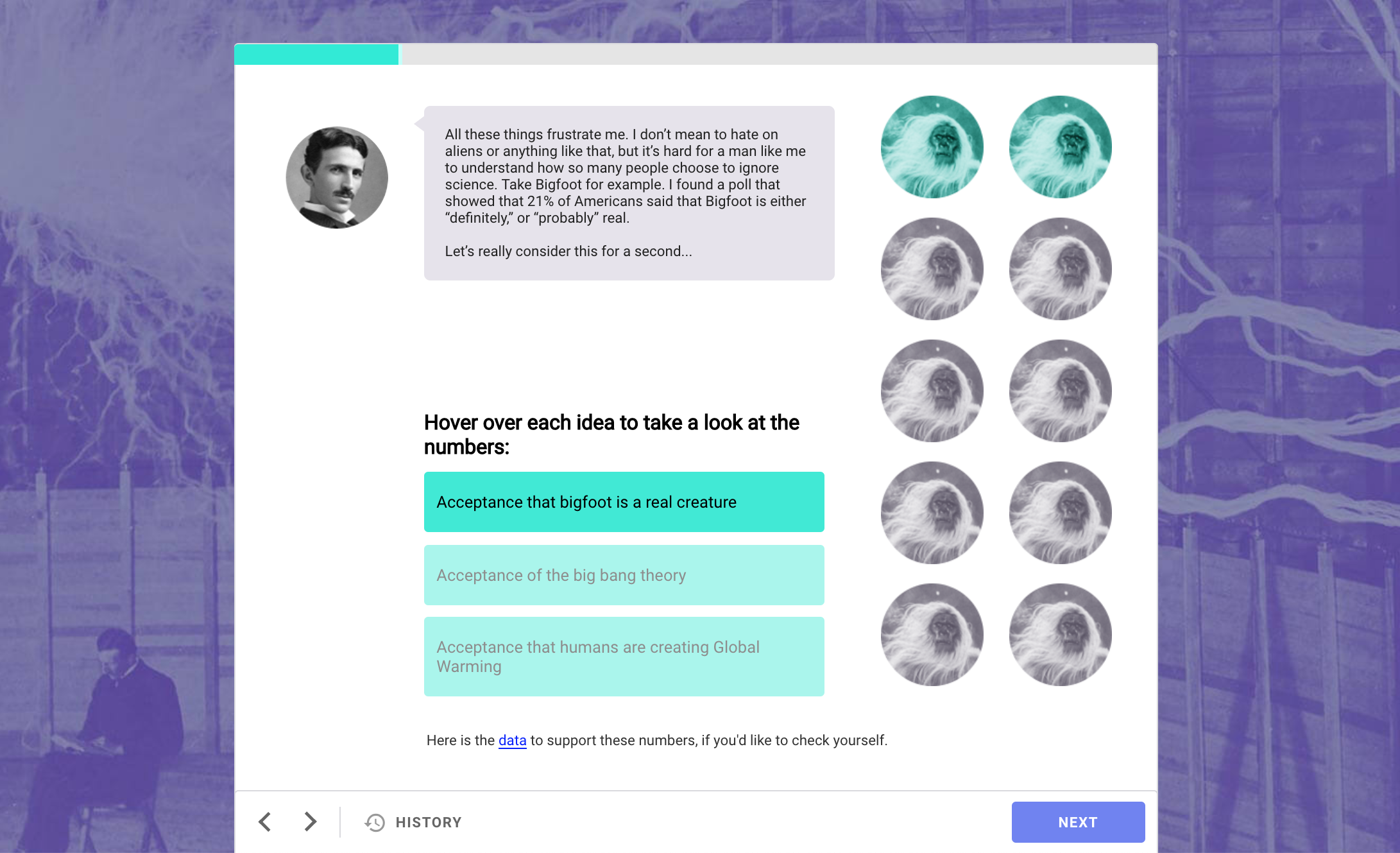 The audience for this course is Gen Z. Specifically, college students with non-science majors who attend state colleges.
