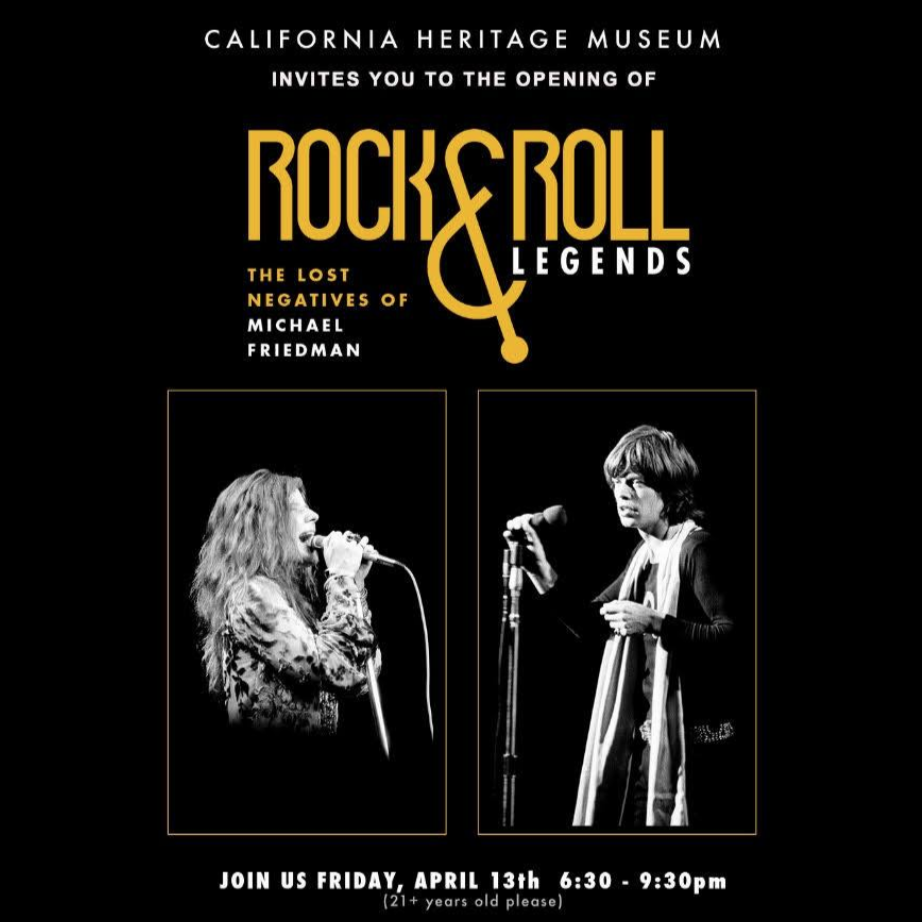 Rock & Roll Legends: The Lost Negatives of Michael Friedman