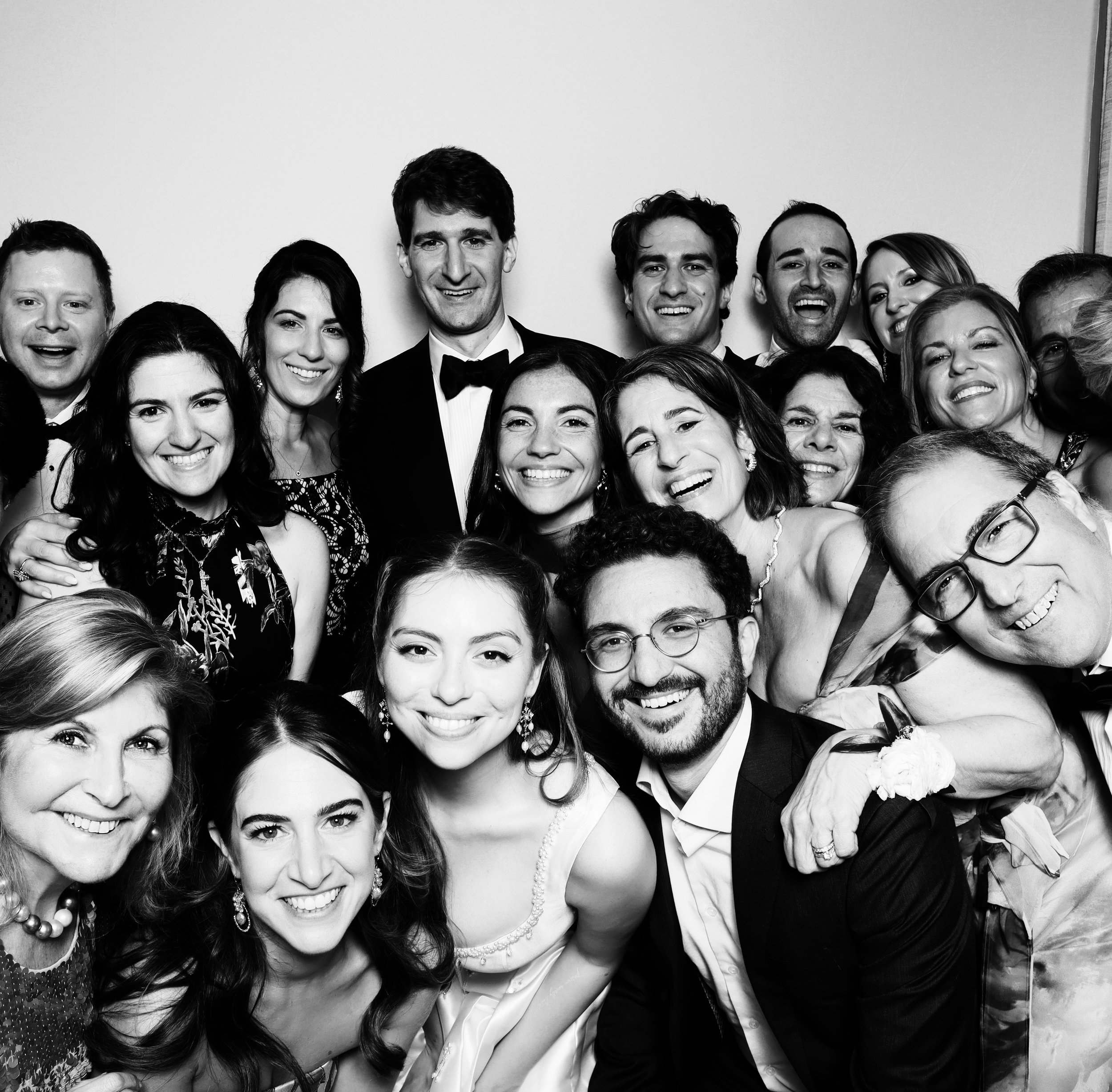 Black and white glam wedding portraits inspired by editorial photography