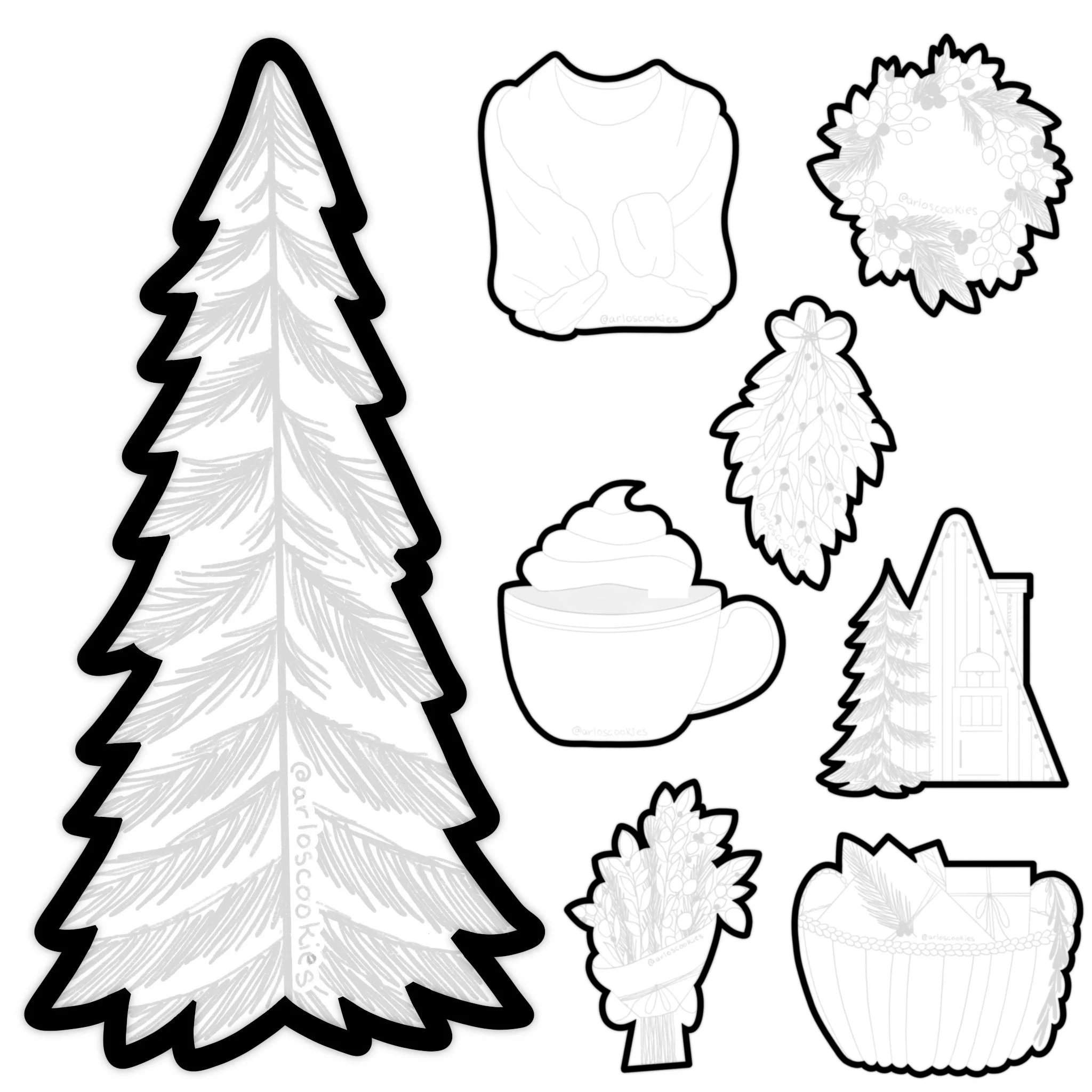 STL - Cozy Holiday Set (8 Files)