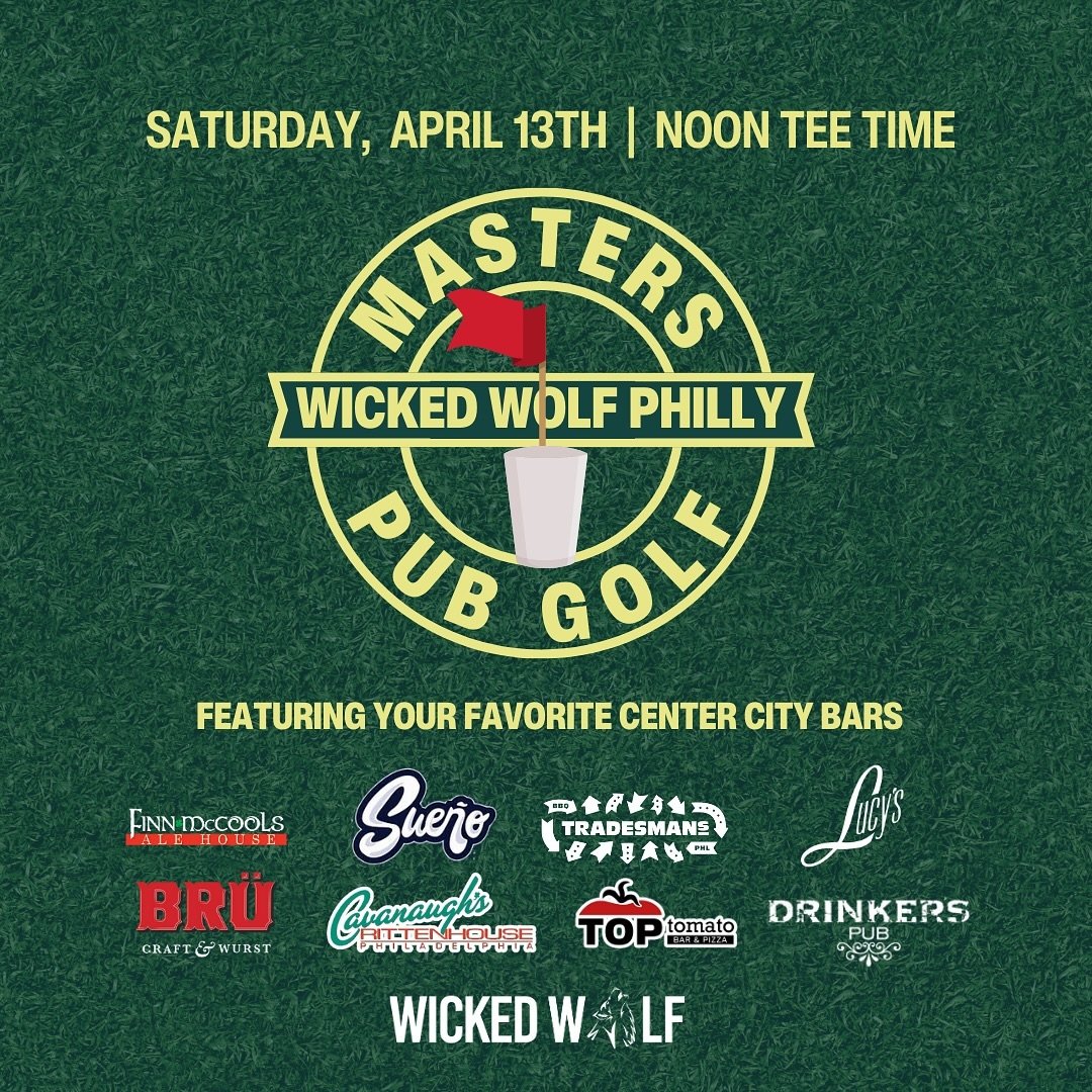 Get ready to tee off at Center City Pub Golf, where you&rsquo;ll enjoy a fun-filled day of drinks, friends, and drink specials around the city!

Tee off at the best bars in Center City taking place this Saturday, April 13th, starting at Noon! Celebra