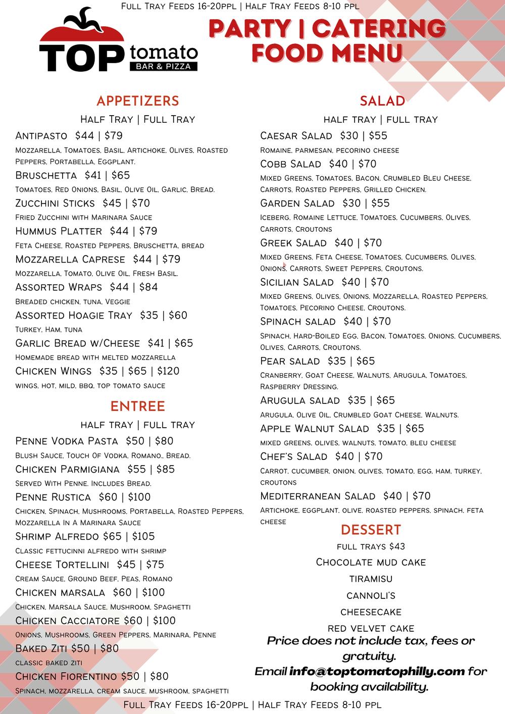 Top Tomato Bar & Pizza — Top Tomato Bar & Pizza