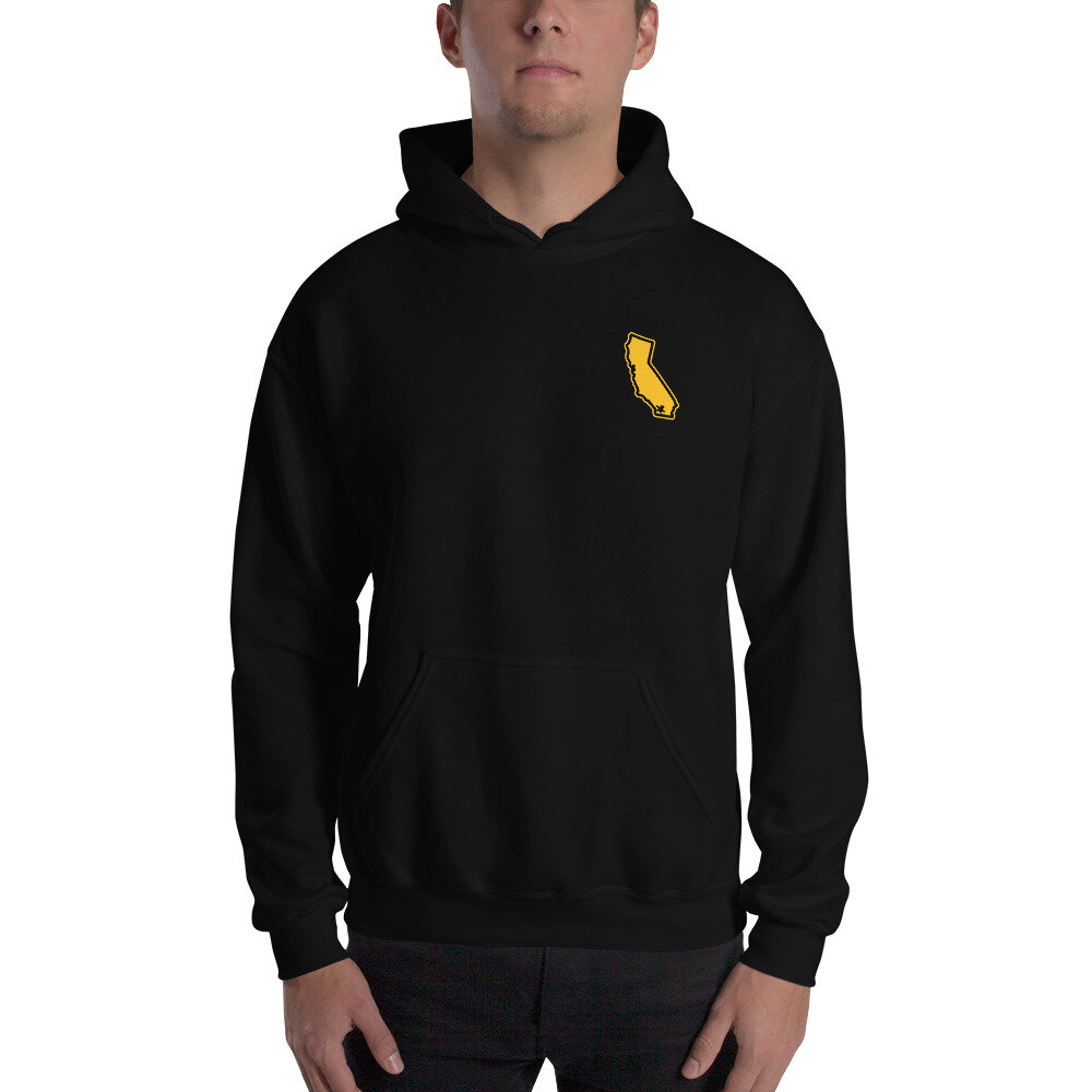 Gold State Brewery Style Heavy Blend Hoodie - Black (Available in 3 Colors)