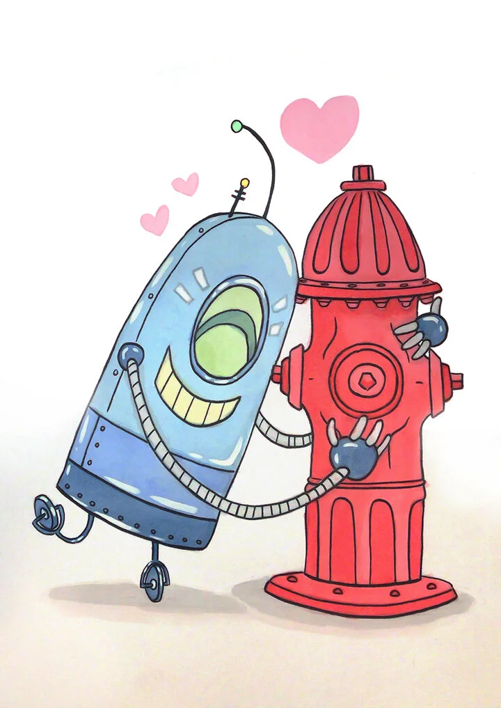 "Playful Robot Character Designs"