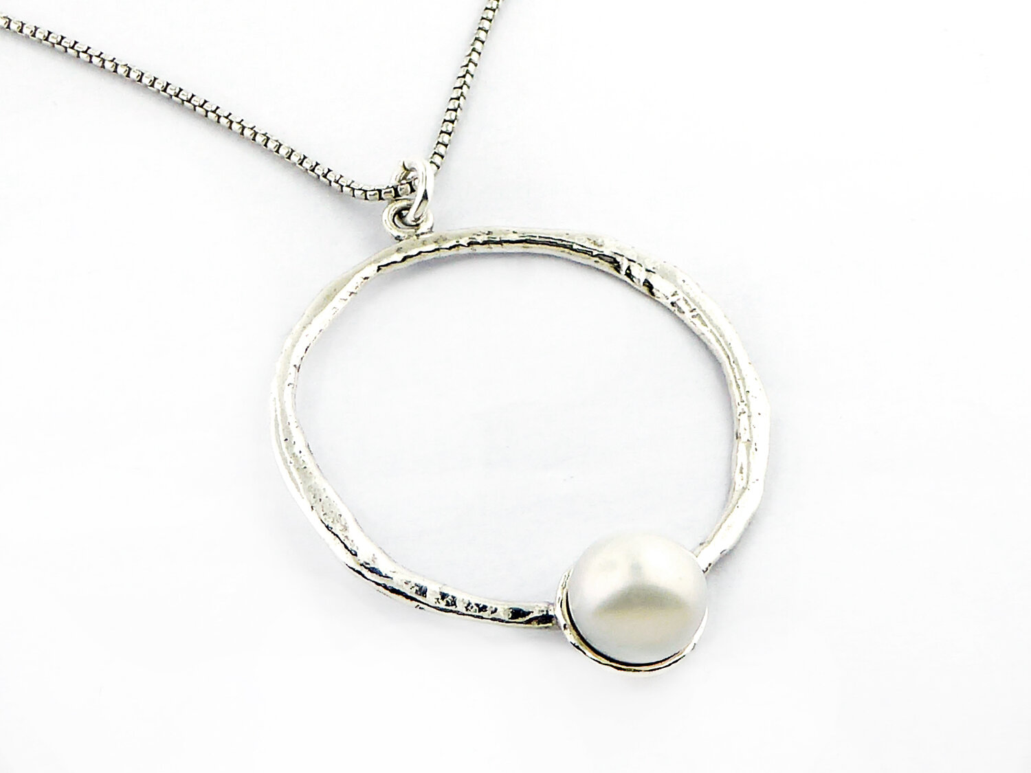 Larimar Pendant Pear Shape Sterling Silver #wirewrappedjewelry #wiresculptedjewelry