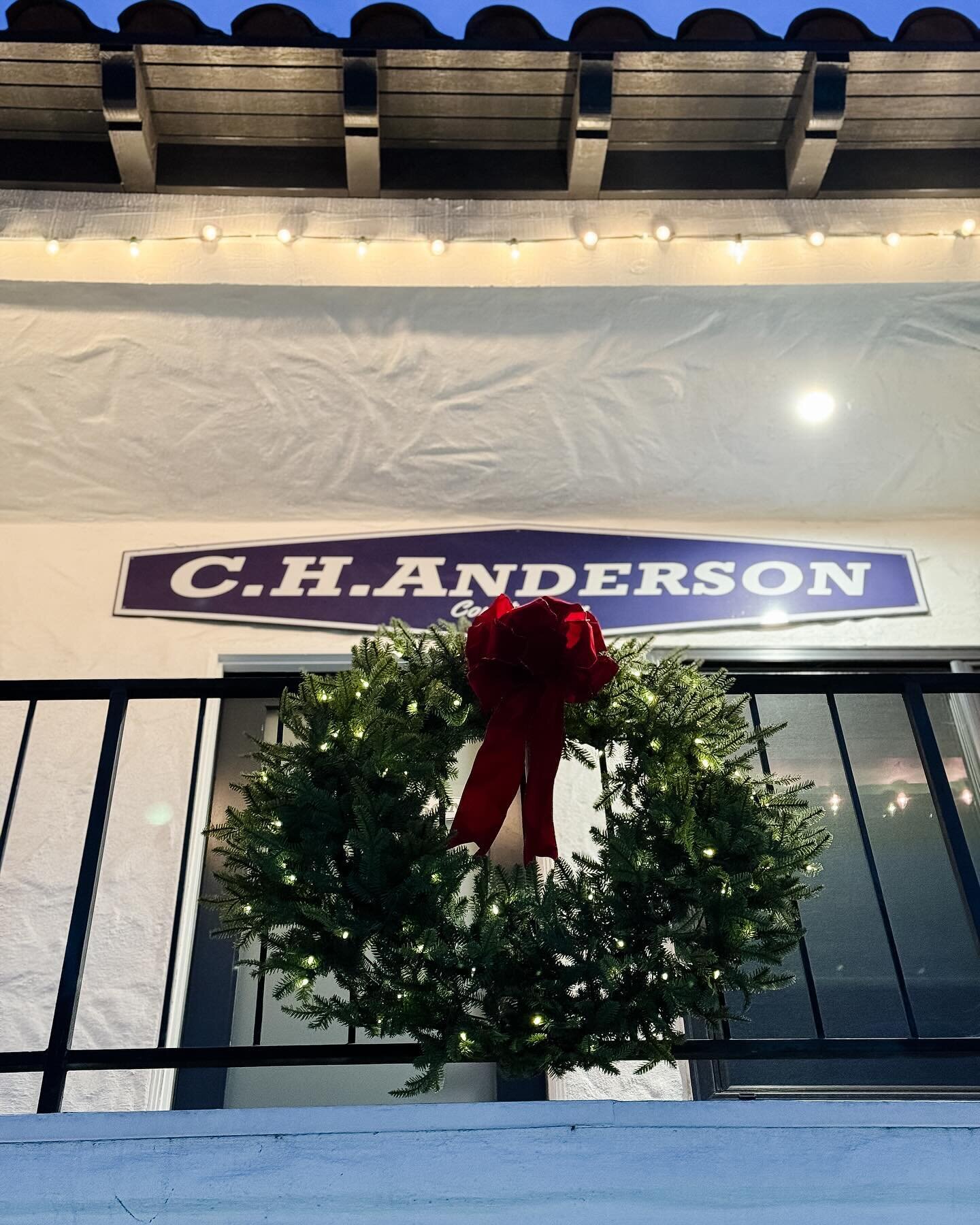 Merry Christmas from the CH Anderson team! We hope you had a wonderful Holiday season!