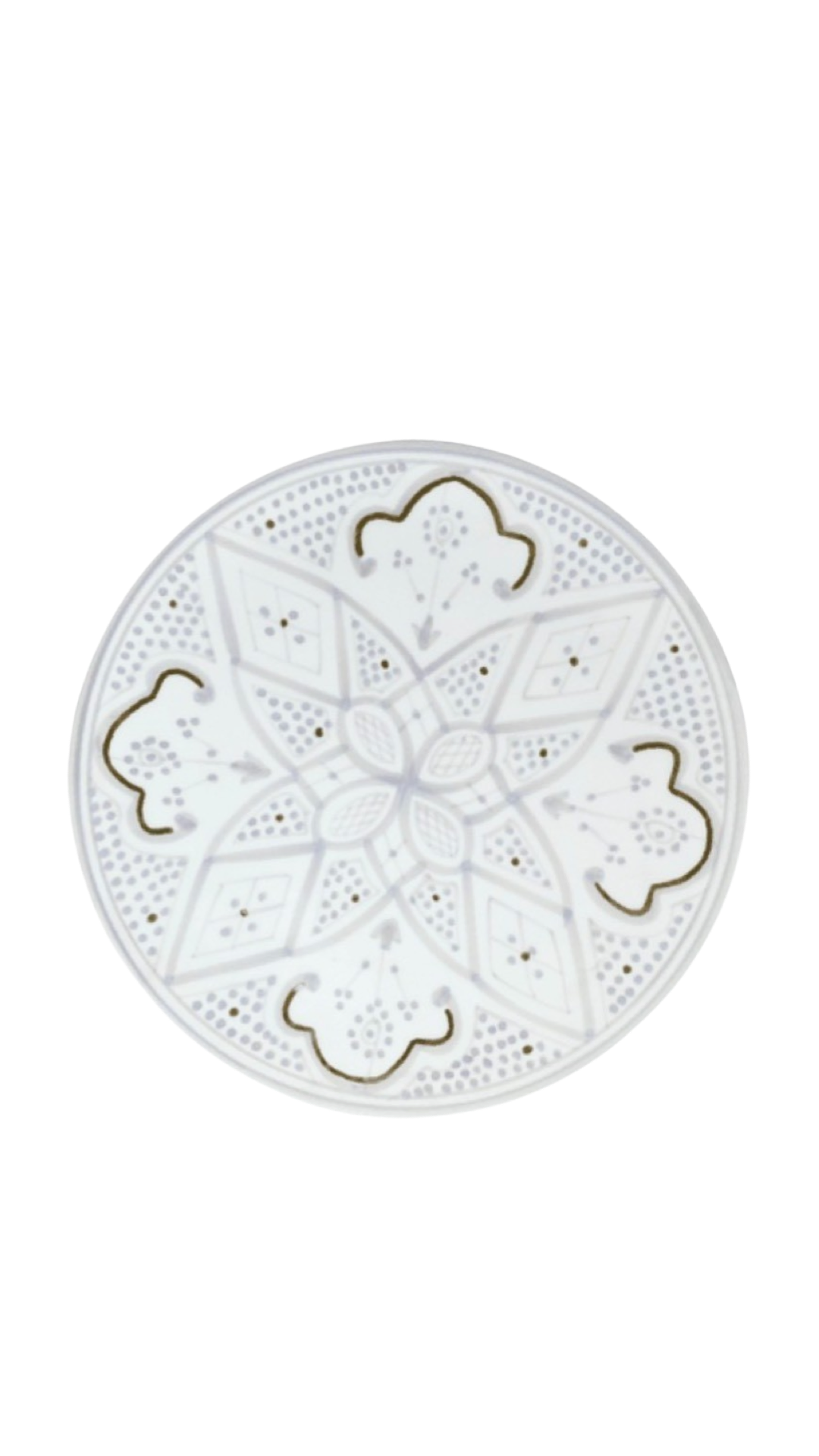 PLATO ZWAG GRIS CON ORO | D 30cm