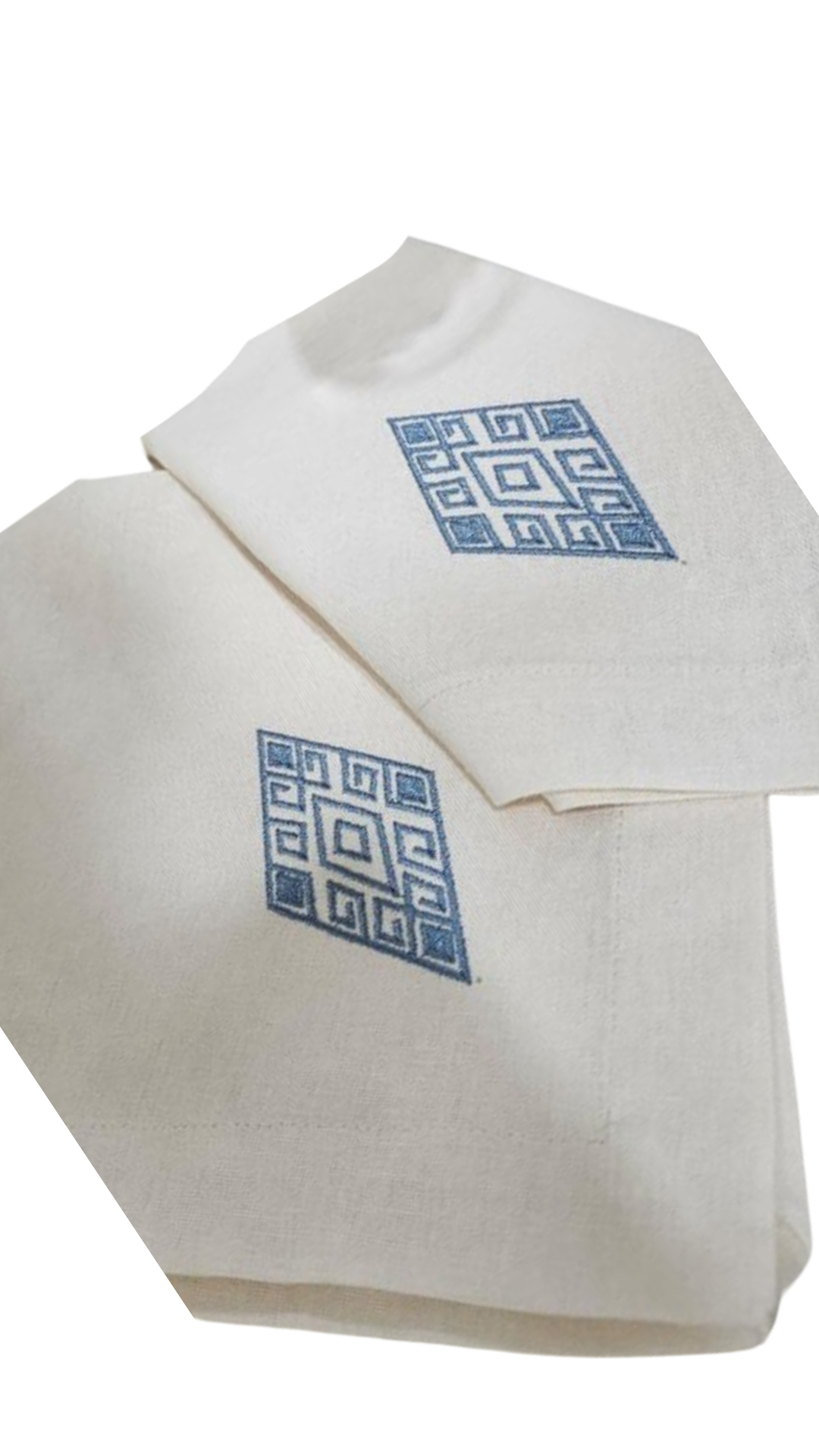 10 SERVILLETAS DE LINO DE NORMANDÍA COLECCIÓN PAKAL | 45cm x 45cm