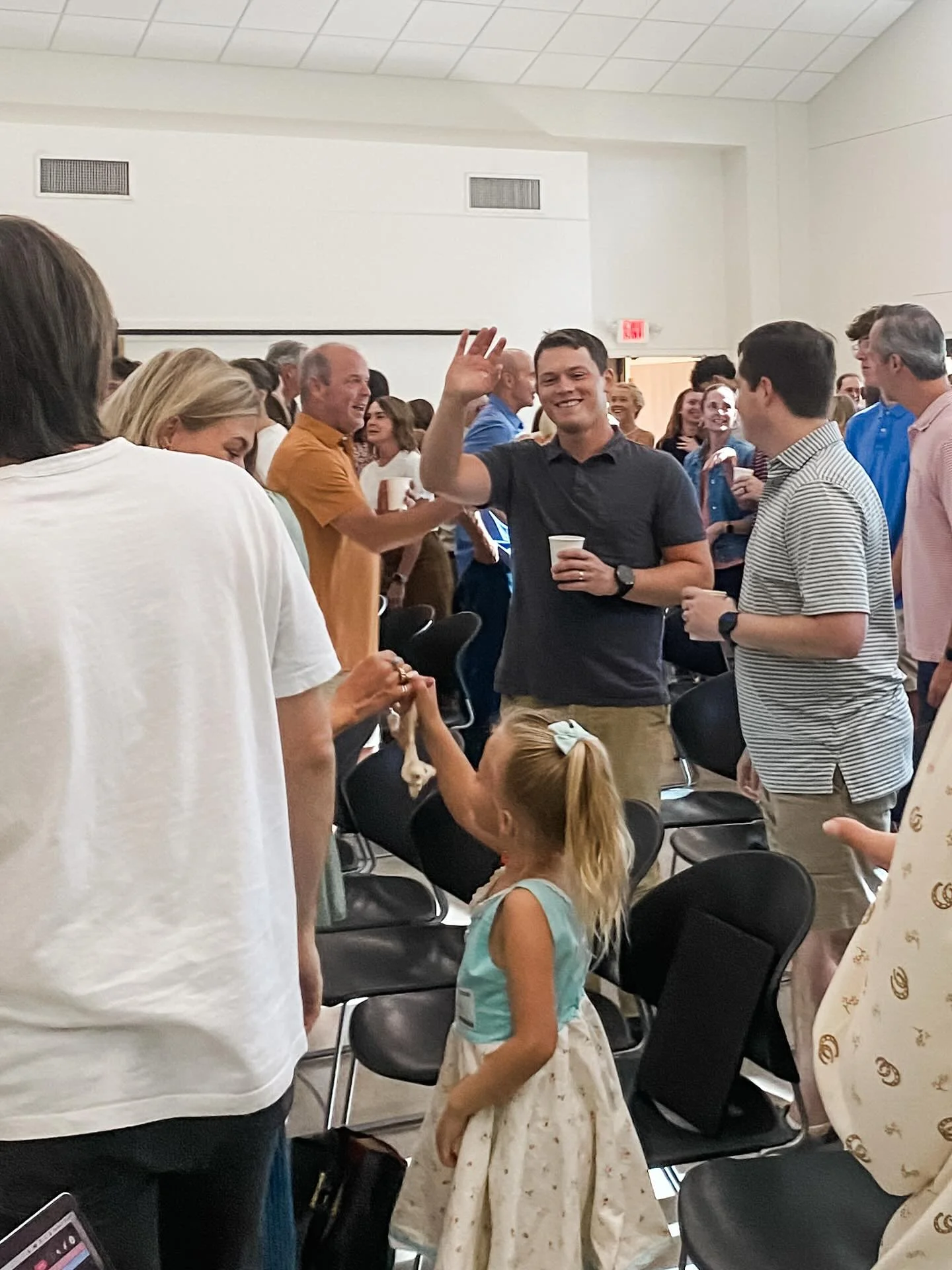 Parish Hall has been so good to us! One more week of meeting here together until the Sanctuary Dedication (10/26!) π