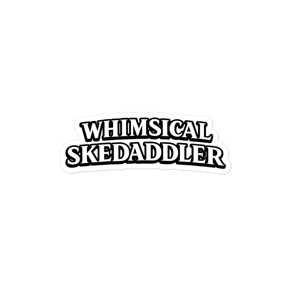 Whimsical Skedaddler™ Kiss-Cut Sticker