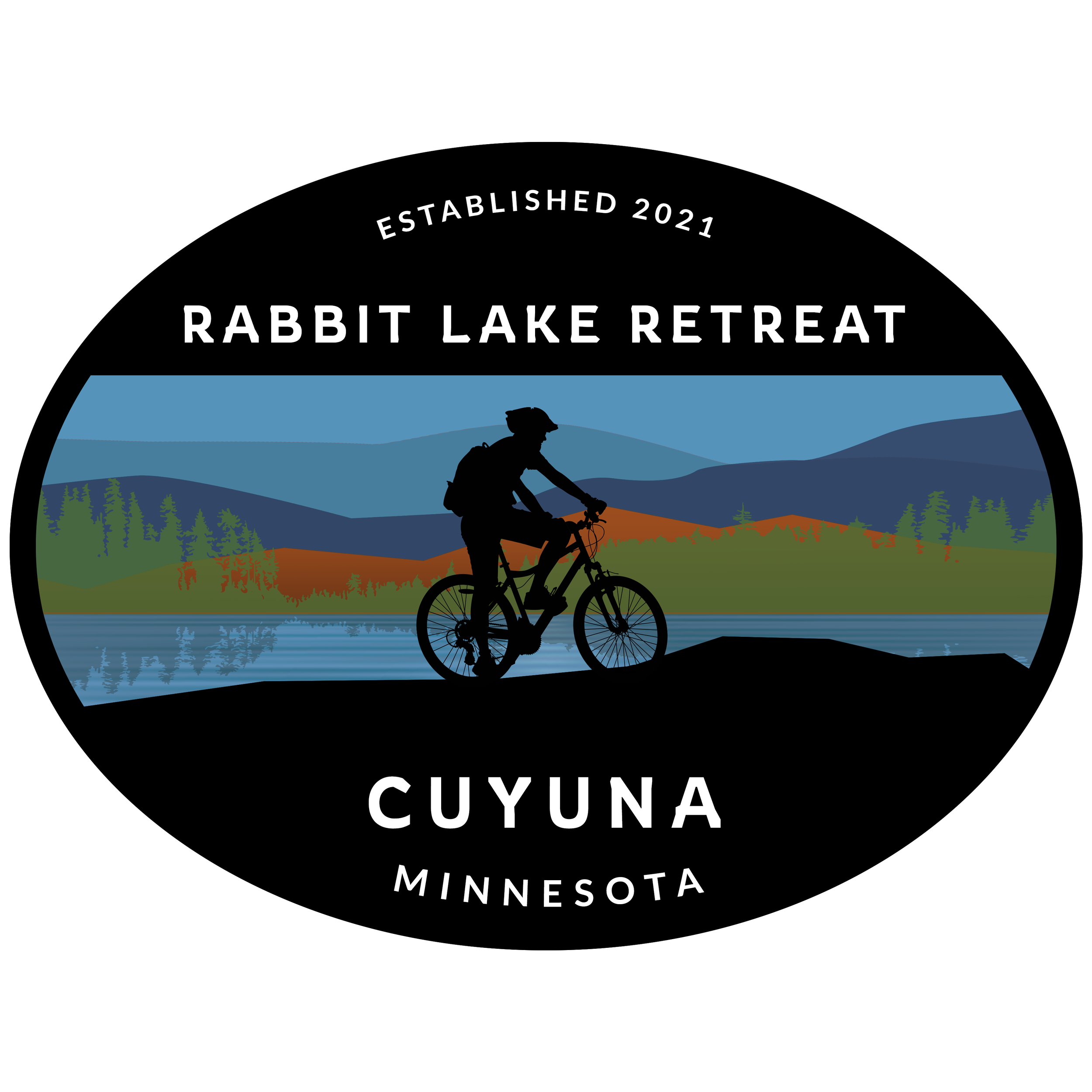 Final Oval Logo large on white back rabbit lake retreat.png