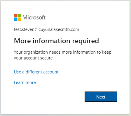 Microsoft more info required prompt