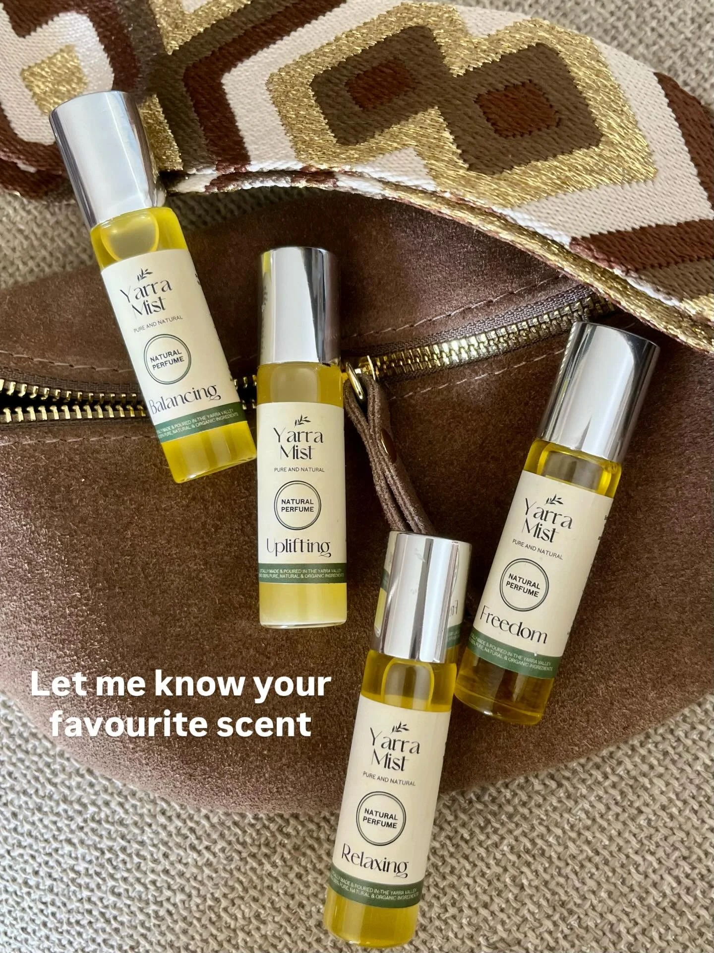 Our beautiful aromatherapy natural perfumes have the added benefit of supporting your emotional wellbeing. Which is your favourite. Let me know in the comments. @yarramist