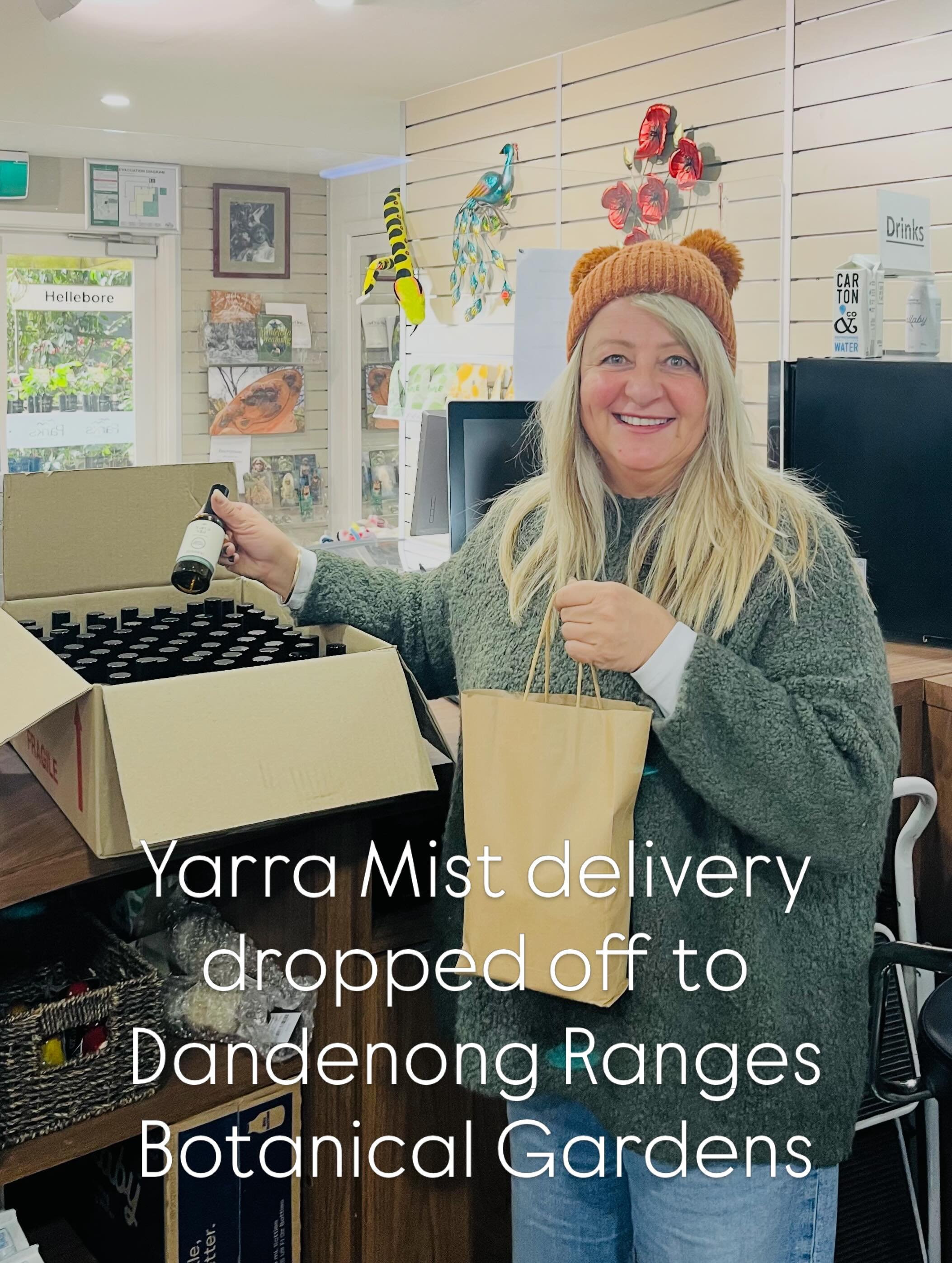 A Yarra Mist delivery up to Olinda in the Dandenong Ranges today . A perfect day to be out in nature. The air was crisp, the sun was out, and I was happy enjoying it all. 🙏🏻🤗☀️