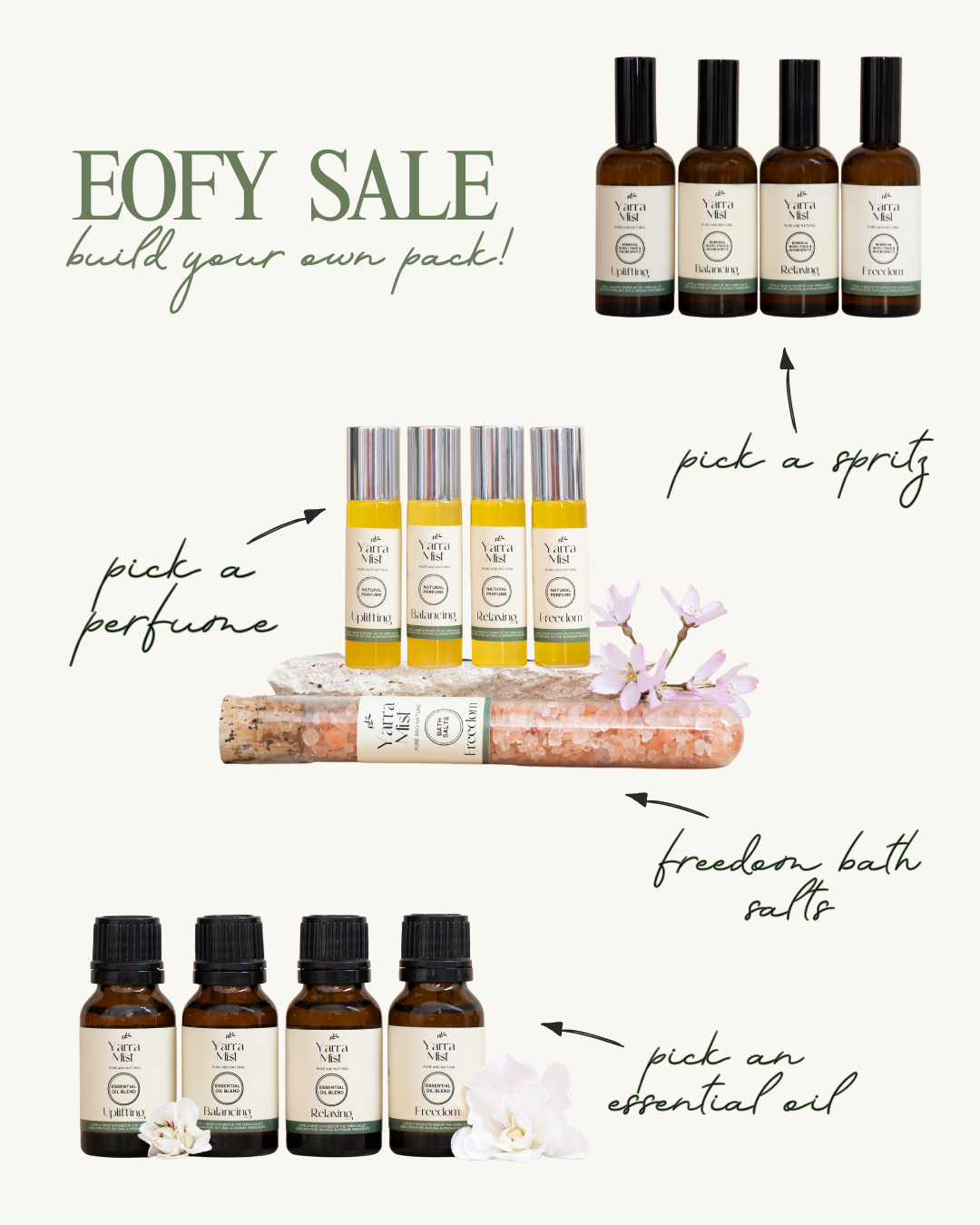 EOFY Build Your Own Essentials Pack