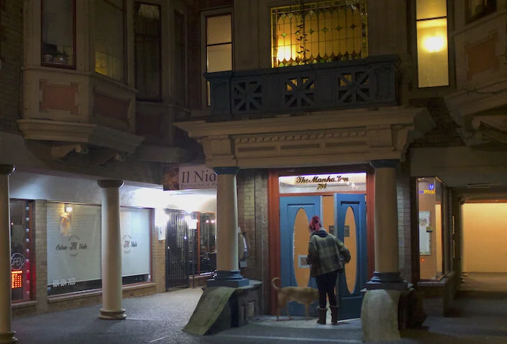 Shelley Lai Home Again, 2020 Home is an often intangible concept in Vancouver—a city marked by development pressures and pricey real estate, inadequate rental and social housing, and increasing homelessness. In 1975 the Manhattan Apartments nar