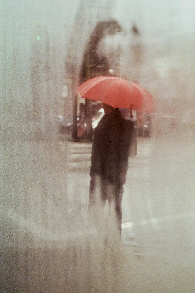 Chris McCann In Another Life, 2020 Both of Chris's images play with the notion of time in the ephemeral city. Shot on film using vintage SLRs to create a sense of timelessness, these photographs challenge the notion that the new, the bright an
