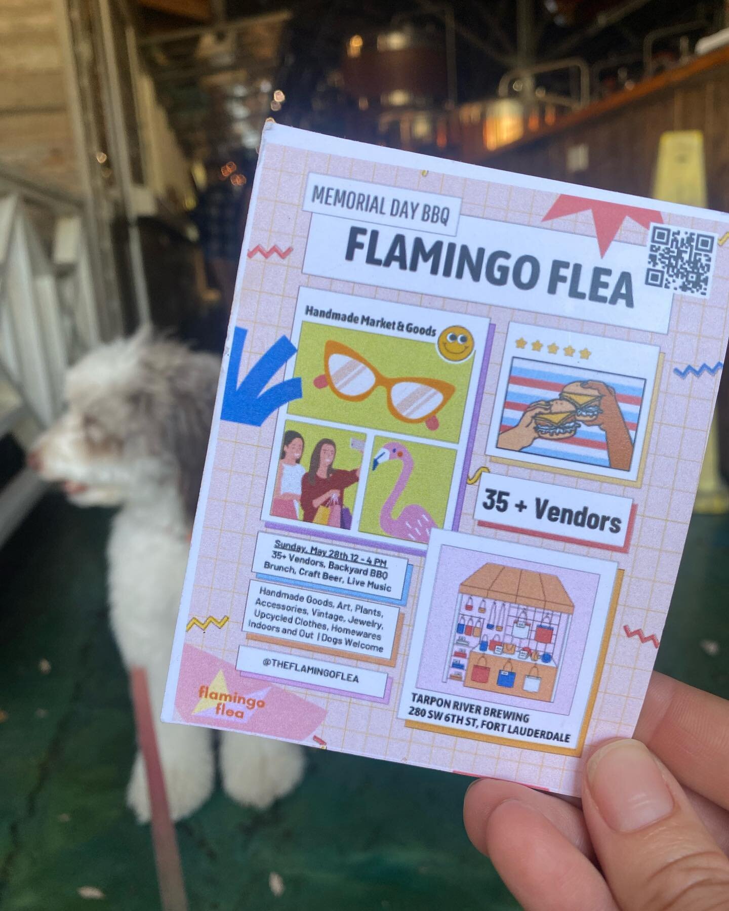 Thanks for coming to our puppy brunch today. Hope to see you back at our next @theflamingoflea May 28th at @tarponriverbrewing 

Comment below if you stopped by the flea today! 🦴🐶🐾