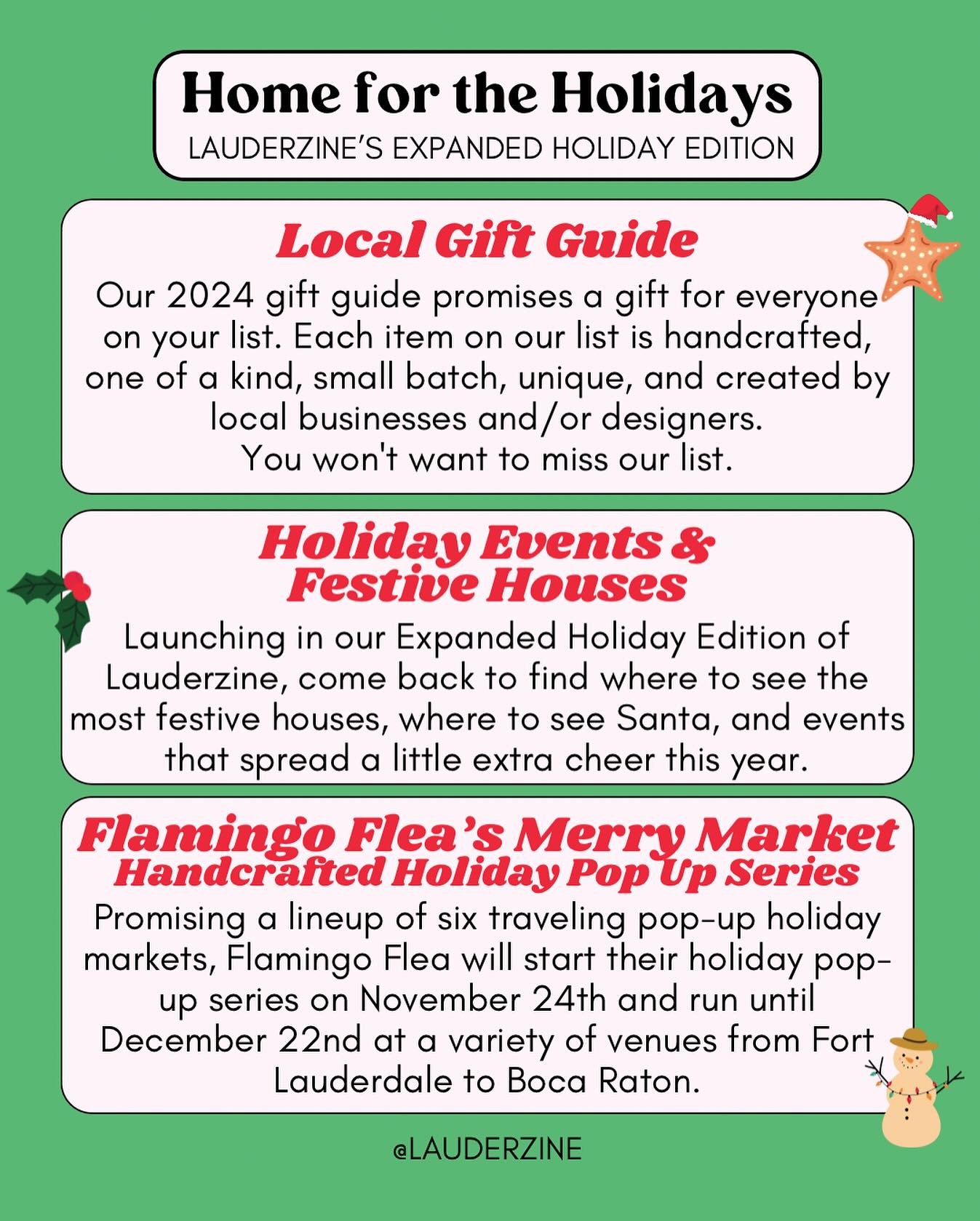 @lauderzine&rsquo;s Holiday Edition comes out early next week! Link in @lauderzine&rsquo;s bio to read the current issue 📖🤝🌴