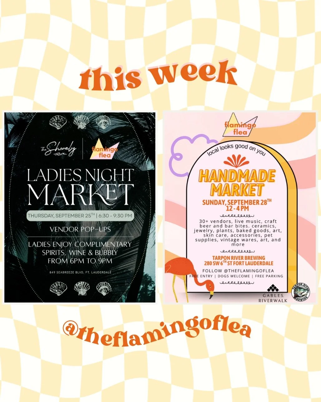 See you QTs soon! A week full of girlie love and and shopping small.