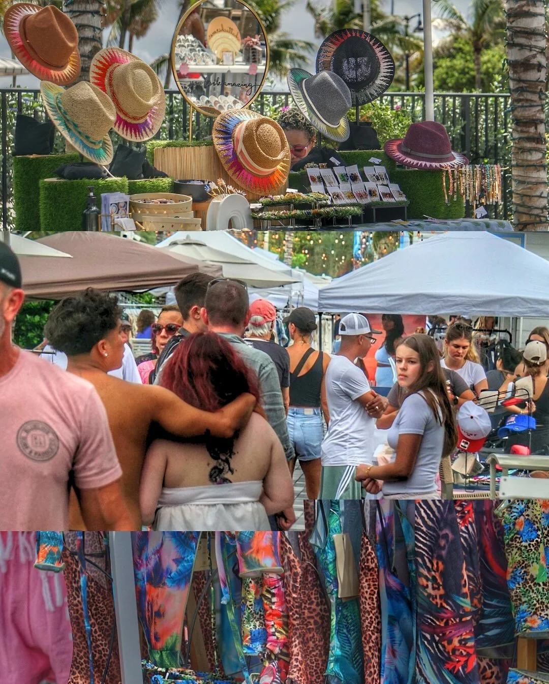 Shop and browse from over 25 local artisans and makers, grab a bite from one of the many restaurant pop ups, and grab a cocktail from the Shorely or the mainland bar - enjoy a day beachside at @marinavillageftl at @theflamingoflea. 

The perfect pict