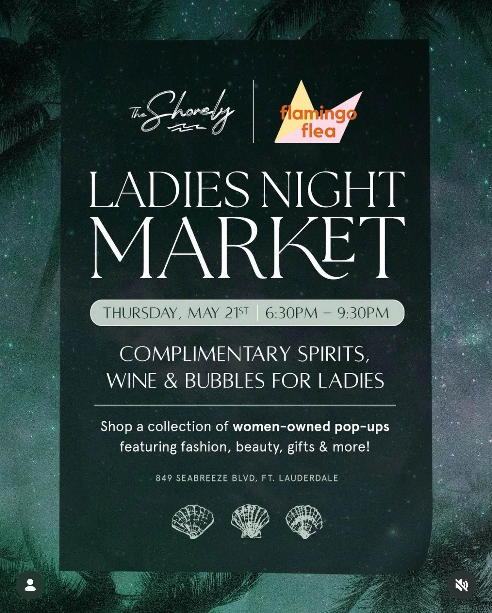 You&rsquo;re overdue for a girls night! We&rsquo;ll see you Thursday at @theshorely_ftl. Send this to my group chat and make it happen.