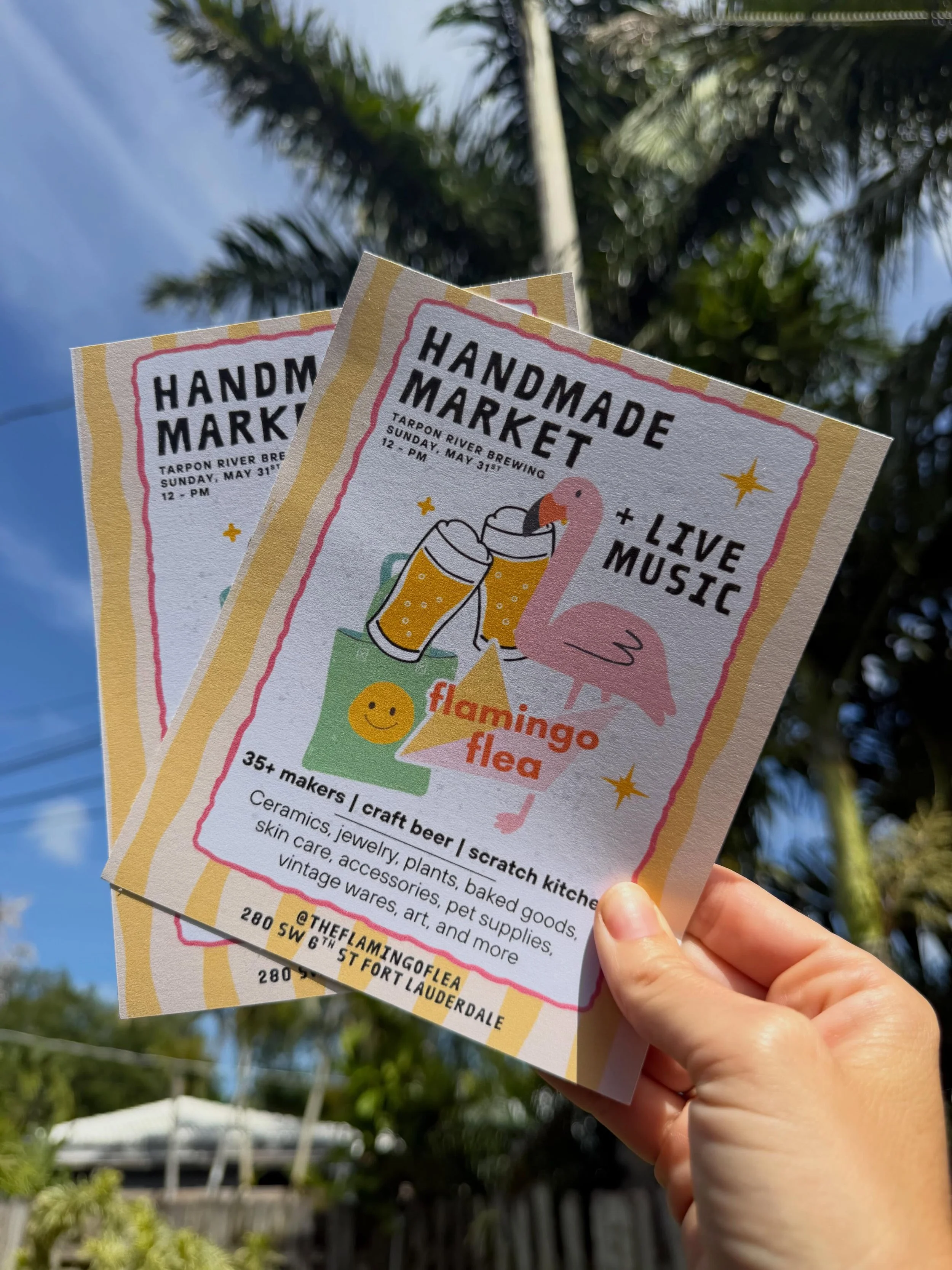 Coming up quick! The Flamingo Flea is back at Tarpon River Brewing and brining along all your favorite makers, unique gifts and one of a kind finds. 

Stop in for live music, good eats and lots of local. 

Sunday, May 31st 12-4 at Tarpon River Brewin