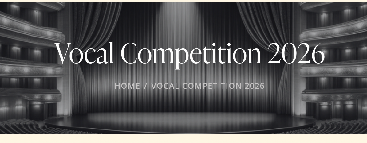 2026 International Opera Institute's vocal competition
