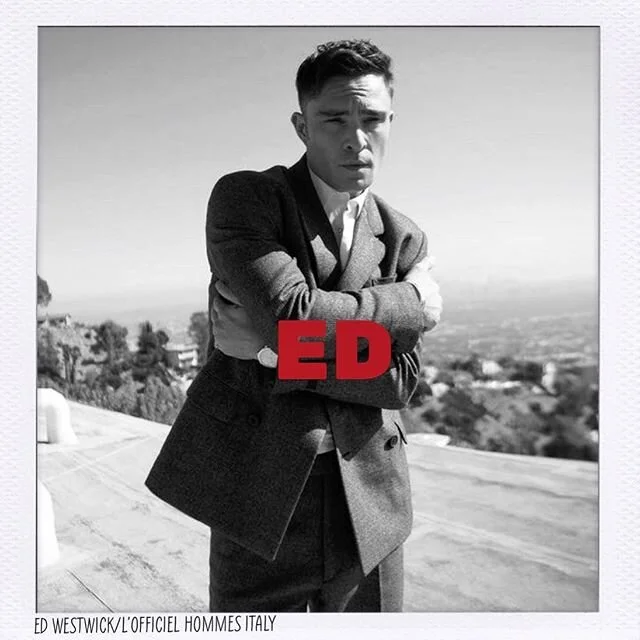 ED WESTWICK FOR L&rsquo;OFFICIEL HOMMES ITALY; The Now Icon - @edwestwick limited edition cover for @lofficielhommesitalia in collaboration with @luisaviaroma. @edwestwick in @prada 📸 photographed by @frederic.monceau and 👔 fashion by @marcodl82 , 