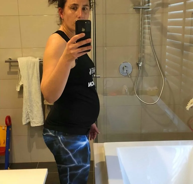 This is me showing a combination of inflammation from to many processed foods, lack of strength and cardio exercise and a myriad of stress.