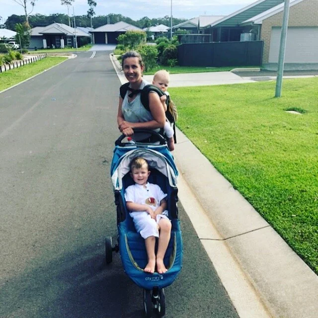 Nikki and kids photo