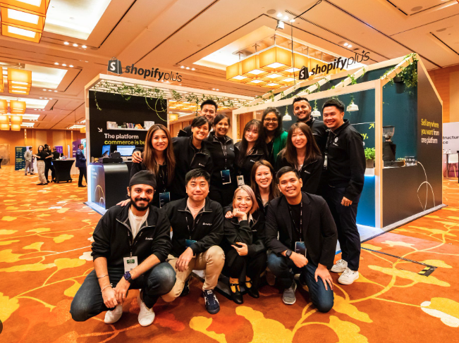 John Lim and Shopify team at Retail Executive Summit Apr 2023.png
