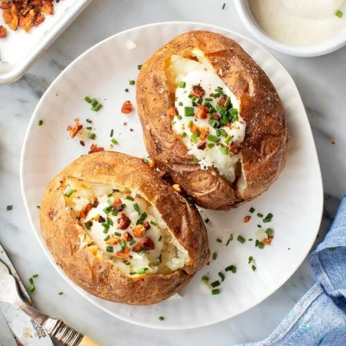 Baked potato or kumara &amp; salad