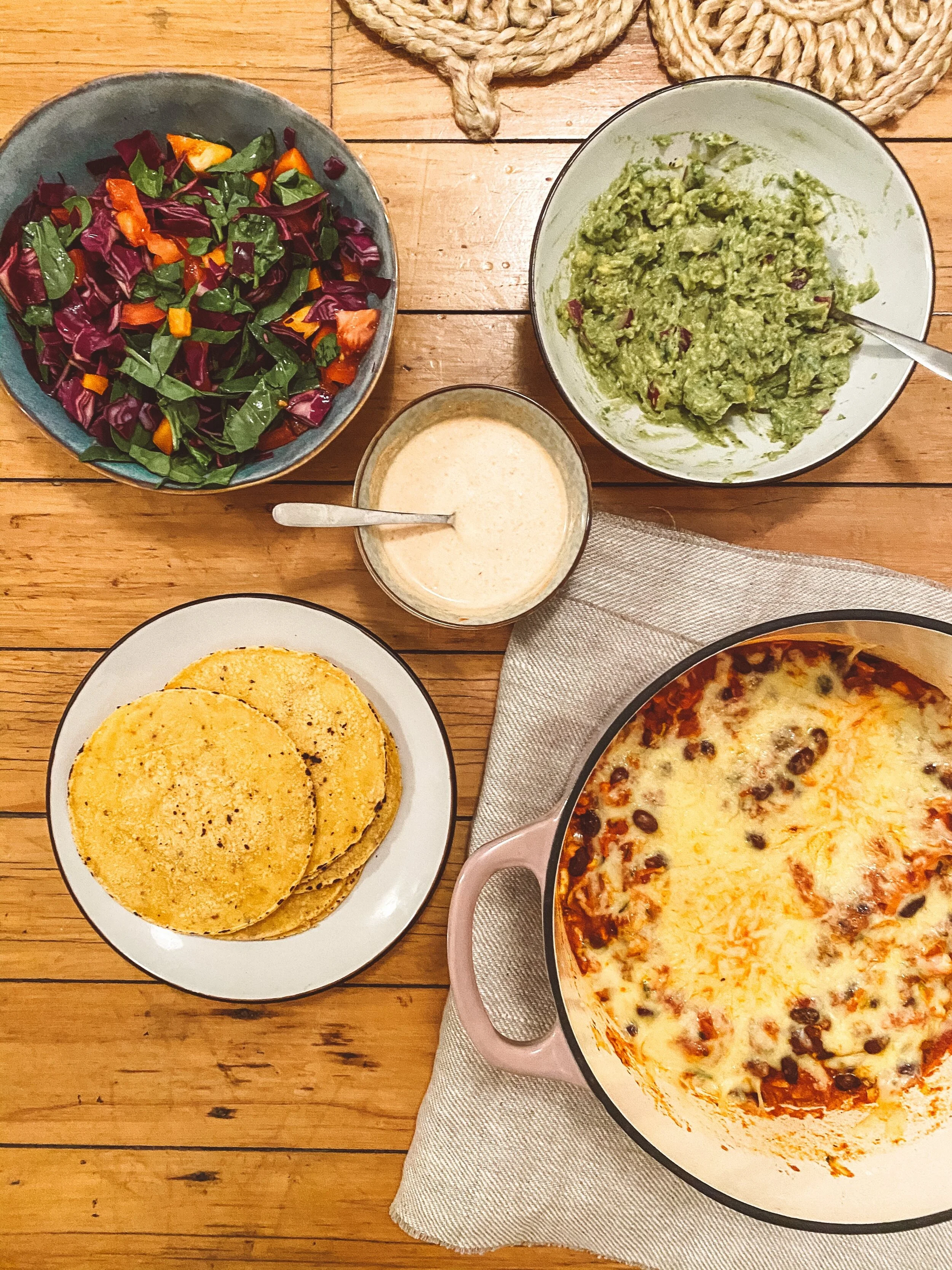 Cheesy Black Bean Tacos