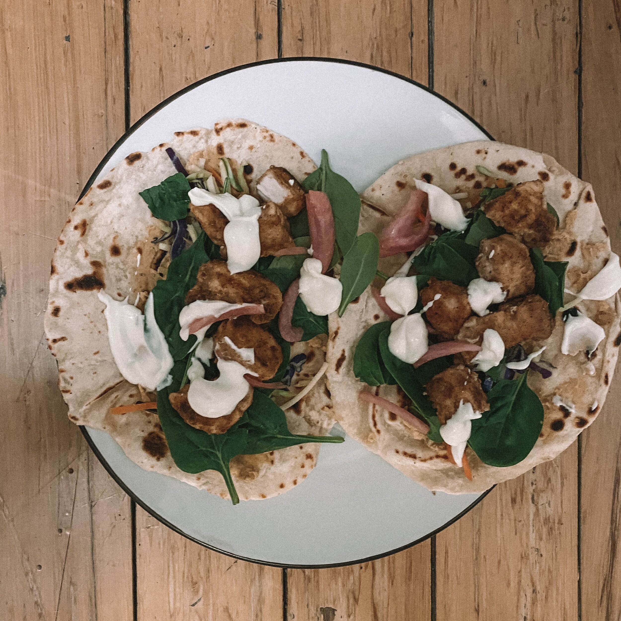 Cajun Chicken Flatbreads