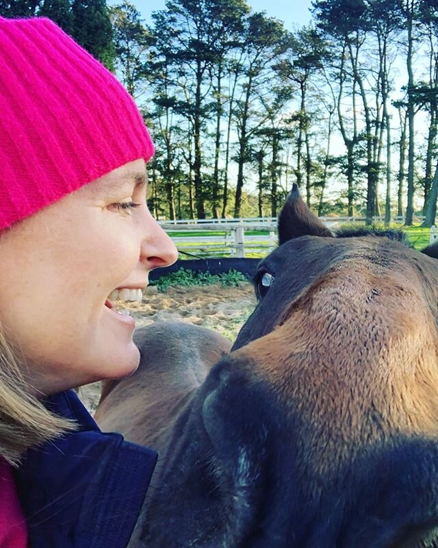 Pony kisses.