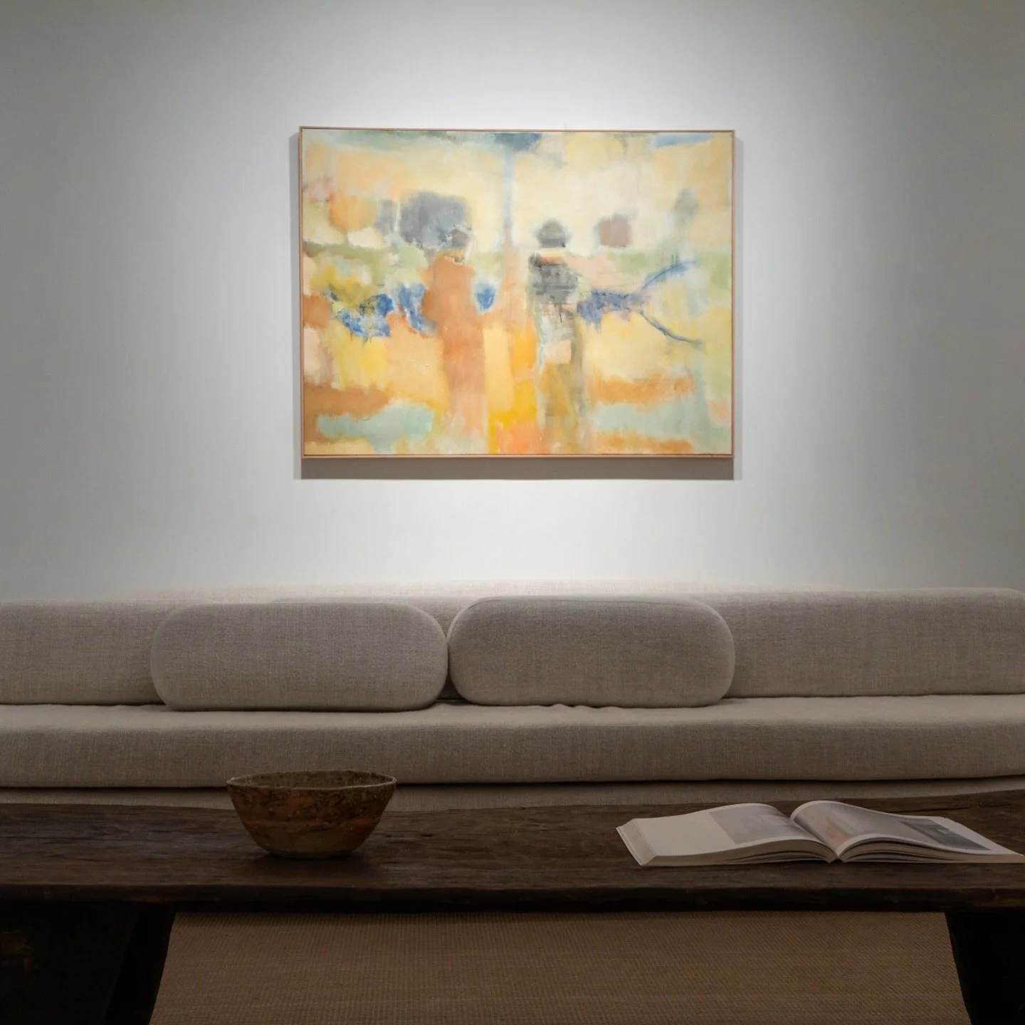 Roam is a series of paintings by Ted Gahl, tied together by a sense of longing. 

In his signature style, Gahl merges abstraction and figuration to create exploratory paintings evoking immersive landscapes and fleeting memories of travel. Many works 