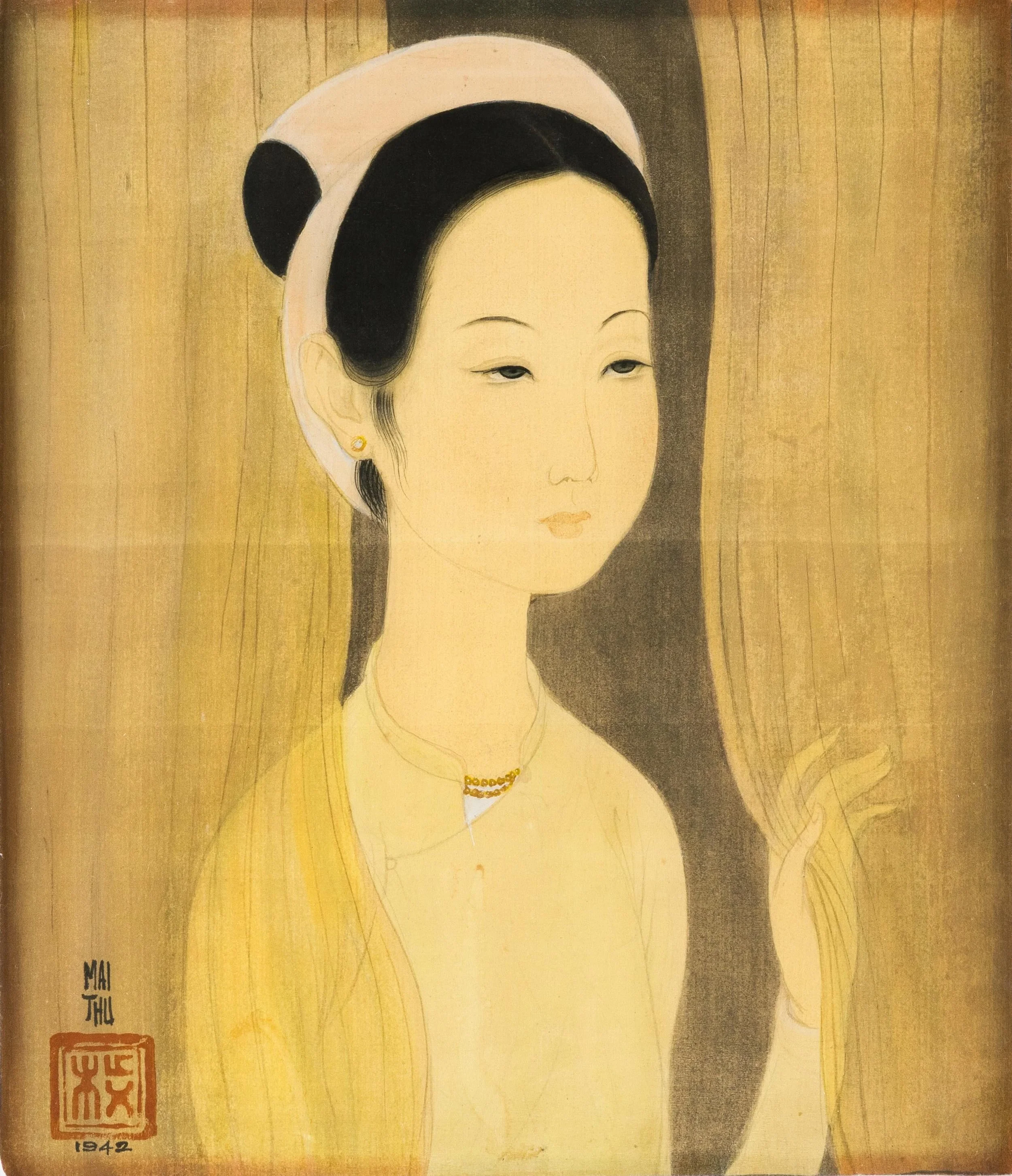 Mai Trung&nbsp;Thứ&nbsp;transforms portraiture into something deeply interior,&nbsp;outlining&nbsp;delicate faces,&nbsp;weightless&nbsp;hands&nbsp;and colors&nbsp;disolved&nbsp;into muted luminosity. His figures inhabit a space between Vietnamese tra