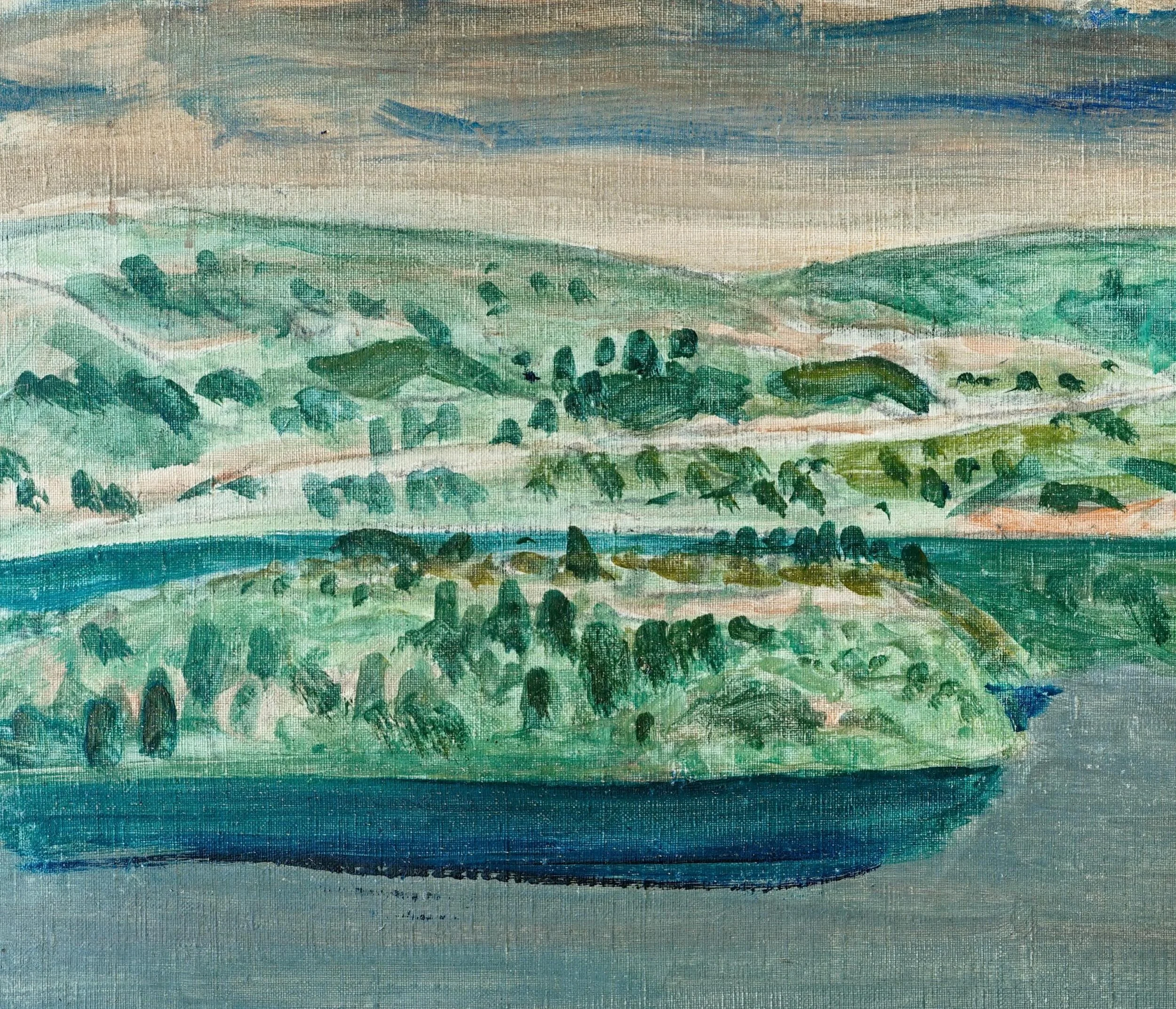 Beneath Kojima&rsquo;s soft edges, loose brushwork and&nbsp;flowing&nbsp;horizons,&nbsp;lies a remarkable sense of modernity and tradition.
 Through the deliberate use of line, Kojima gives presence and gravity to mountains, trees, and figures. His s