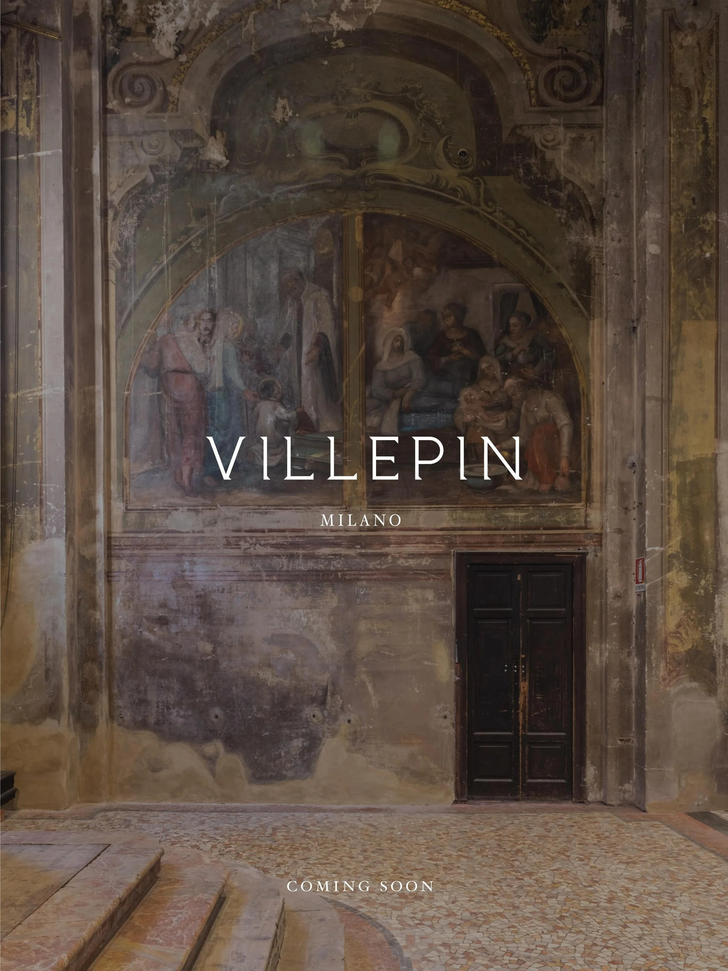 A new chapter begins in Milan.
&nbsp;
Within the deconsecrated Church of San Vittore, VILLEPIN inaugurates a long-term curatorial programme dedicated to exhibitions conceived in dialogue with place.
&nbsp;
San Vittore is a site shaped by memory, atmo