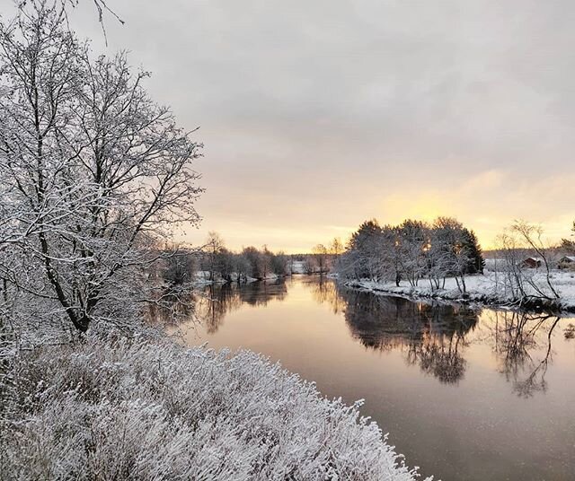 Vaknade till ett vinterlandskap och vips var min h&ouml;gsta jul&ouml;nskan uppfylld! ❣️🎄