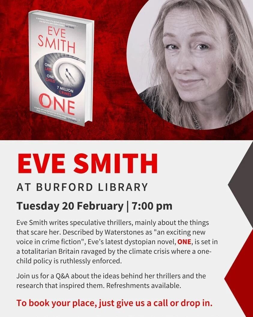 Delighted to announce another Oxfordshire library talk, this time at Burford on Tuesday 20th February.

I will be interviewed by Anne Youngson, author of Meet Me at the Museum, and winner of the first #paultordaymemorialprize.
Can't wait to meet her!