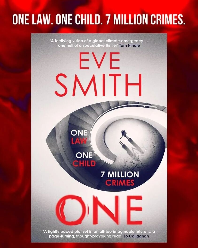 One week today my speculative thriller ONE will have its book birthday in the USA and Canada.

Cannot wait to hear what readers think, some wonderful reviews coming in from bloggers.

Big thanks to @rupsareads, who said in her review yesterday:

'For