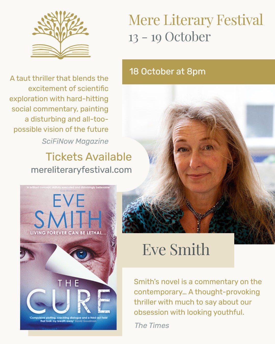 I am delighted to be appearing @mere_literary_festival in just over 3 weeks time, my first time there!
It's in a beautiful part of the country that has real nostalgia vibes for me as my parents used to live nearby.
There's a cracking line up, and I