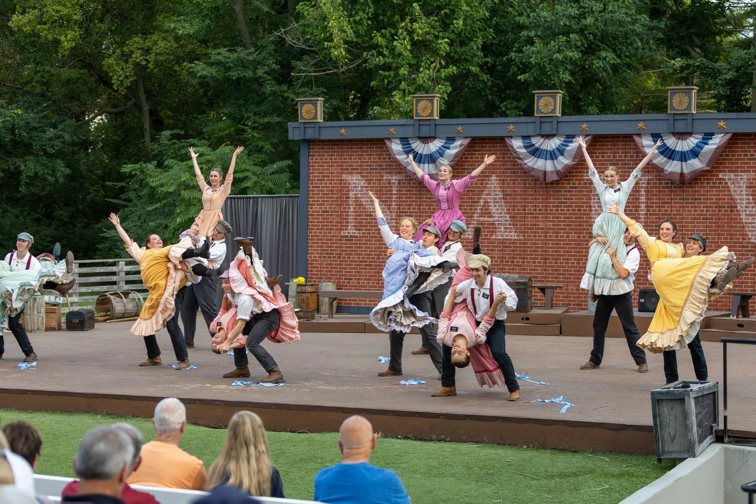 community theatre outdoors.