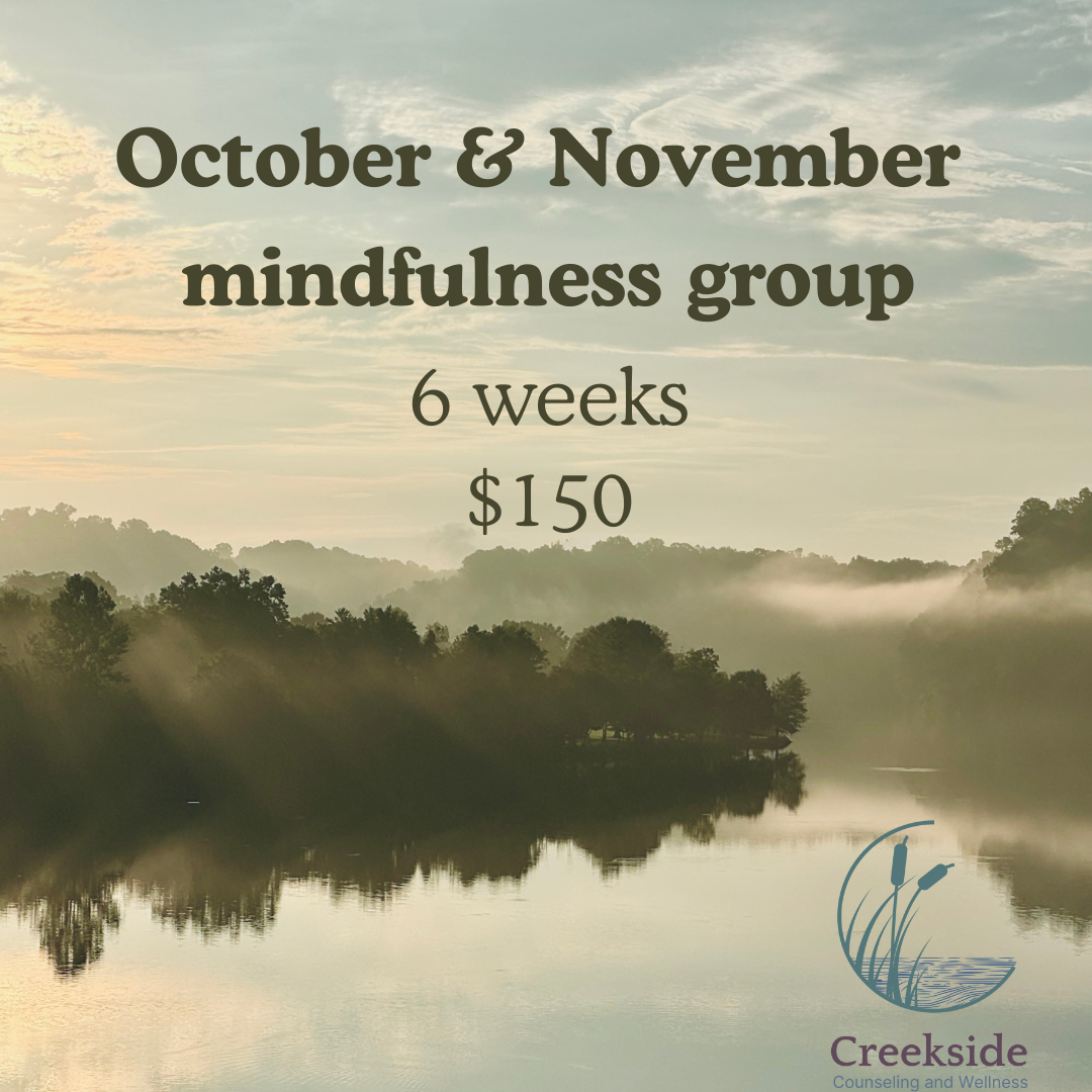 6 wk mindfulness group: october & november